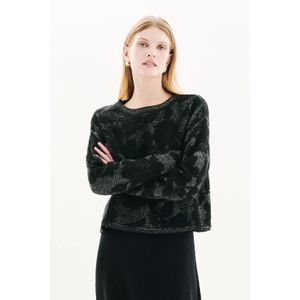 Caroll gebreide trui antraciet