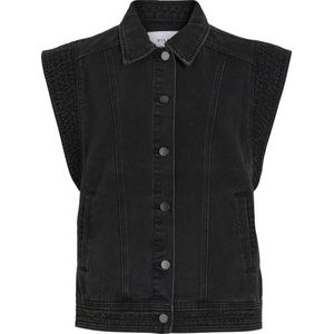 VILA gilet VIJANE black denim