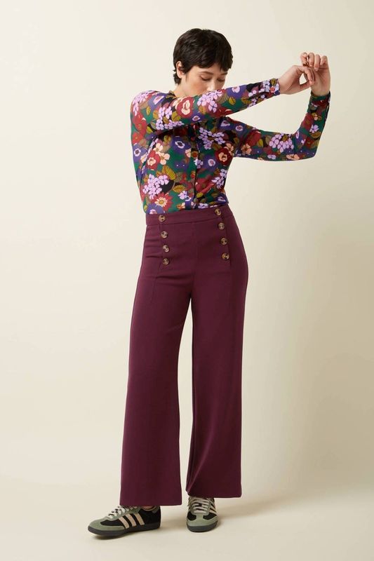 Top - King Louie - Paars/Multicolour