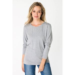 ES&SY - Silvie Jersey Shirts - Grey Melange - T-shirt