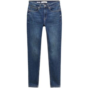 Mango low waist skinny jeans dark blue denim