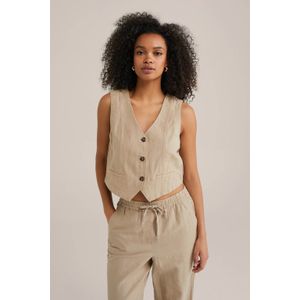 WE Fashion gilet beige