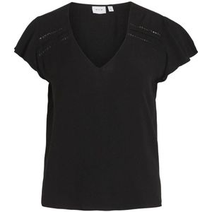 VILA T-shirt VIMESA zwart