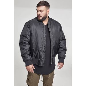 Urban Classics - Basic Bomber Jacket - Herenjas - Zwart - 1 stuk