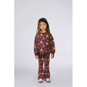 The New Chapter gebloemde sweater bruin