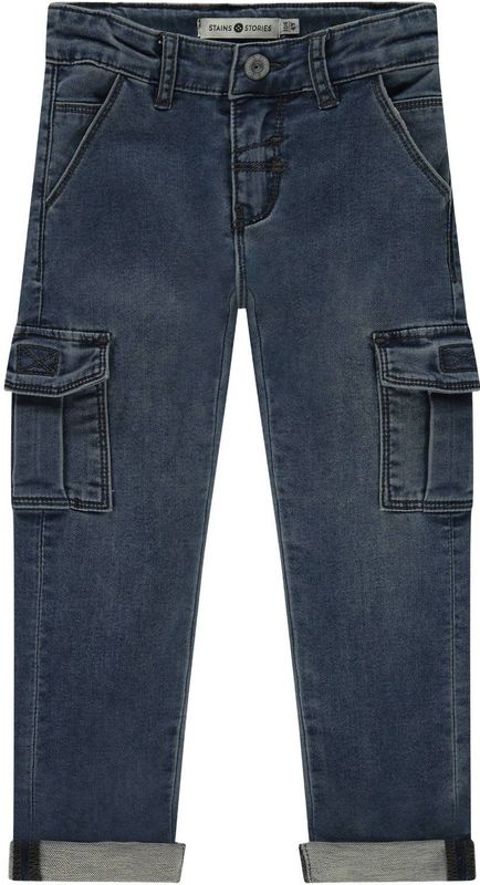 Stains&Stories regular waist regular fit jeans medium blue denim