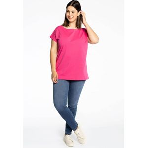 Yoek T-shirt COTTON roze