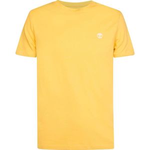 Timberland regular fit T-shirt met logo geel