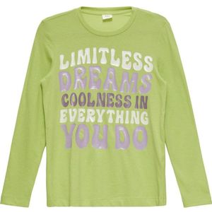 s.Oliver longsleeve met tekst groen