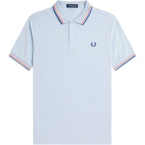 Fred Perry regular fit polo TWIN TIPPED met contrastbies