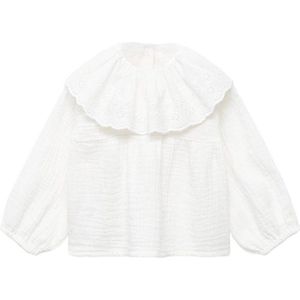Mango Kids - Blousetop - Wit