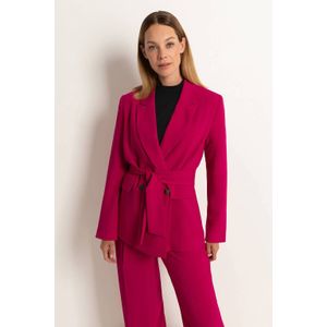 Claudia Sträter getailleerde blazer rood