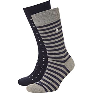 Ralph Lauren sokken - set van 2 donkerblauw/grijs