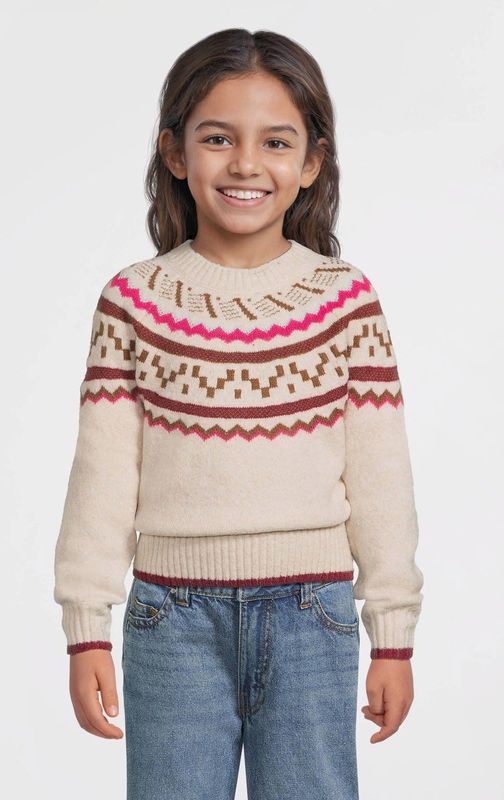 Me & My Monkey - Gebreide Trui - Zacht - Meisjes