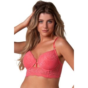 After Eden D-cup & up voorgevormde longline beugelbh Maite roze