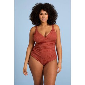 BEACHWAVE Curve corrigerend badpak met textuur brique