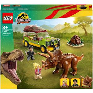LEGO Jurassic World Jurassic Park Triceratops onderzoek Dinosaurus Speelgoed - 76959