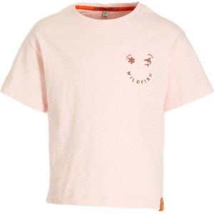 Wildfish T-shirt Meg van biologisch katoen roze