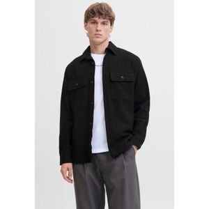 Jack & Jones - Rayle Melange Solid - Overhemd - Lange Mouwen - Biologisch Katoen