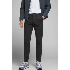 JACK & JONES JEANS INTELLIGENCE slim fit it chino JJIMARCO JJBOWIE zwart