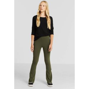 anytime flared legging - set van 2 khaki