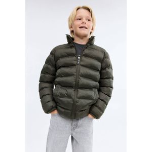 Mango Kids gewatteerde jas groen
