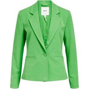 OBJECT rechtvallende blazer OBJLISA van polyester groen