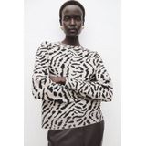 Mango - Gebreide Trui - Wit