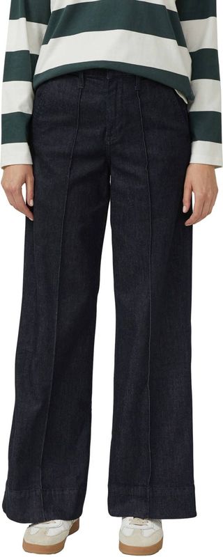 Wide leg jeans van katoenmix, model SURI'