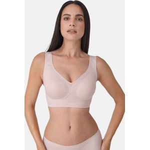 Sassa Mode seamless voorgevormde bralette Bonded Micro lichtbeige
