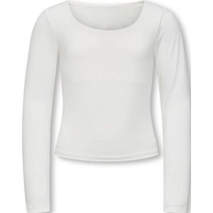 KIDS ONLY - KOGEA L/S 2-WAYS FIT TOP CS JRS NOOS - Shirt met Lange Mouwen - Cloud Dancer