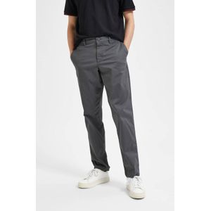 SELECTED HOMME Straight Fit Broek SLHNEW MILES 196 FLEX Dark Shadow