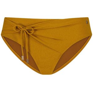 Beachlife bikinibroekje met textuur oker