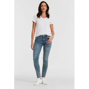 anytime mid rise skinny jeans blue