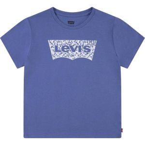 Levi's Kids T-shirt BATWING met logo helderblauw