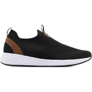 Bench slip-on sneakers zwart