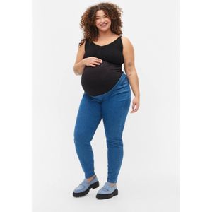 Zizzi Maternity low waist skinny zwangerschaps jegging blauw