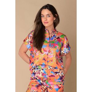 Ivy Beau blouse oranje