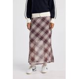 America Today - Rumi - Maxi Rok - Ruitdessin - Gevoerd - Enkel-lengte