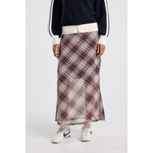 America Today - Rumi - Maxi Rok - Ruitdessin - Gevoerd - Enkel-lengte