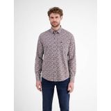 LERROS - Regular Casual Overhemd - Rood