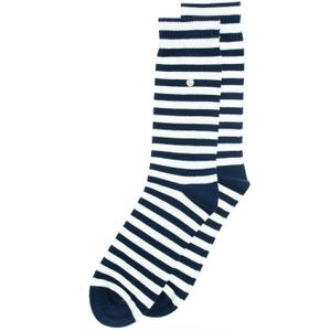 Alfredo Gonzales sokken Harbour Stripes donkerblauw/ecru