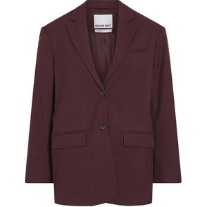 ROUGE EDIT regular blazer donkerbruin