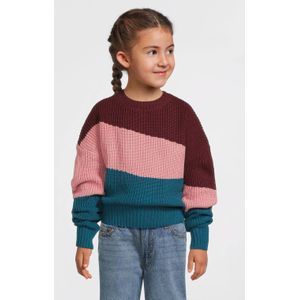 Me & My Monkey - Layla - Gebreide Trui - Multi - Ronde Hals - Lange Mouwen