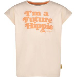 Vingino T-shirt Helen met Tekst Pasteloranje