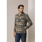 State of Art Heren overshirt grijs (Maat: S) - Ruit