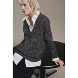 Mango pullover zwart