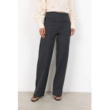 Soyaconcept - Straight High Waist Broek - Antraciet