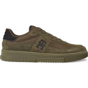 Tommy Hilfiger suède sneakers groen