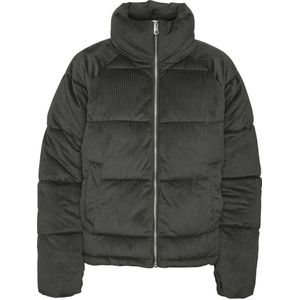 VERO MODA corduroy gewatteerde winterjas VMDEBBIESOFIA donkergroen